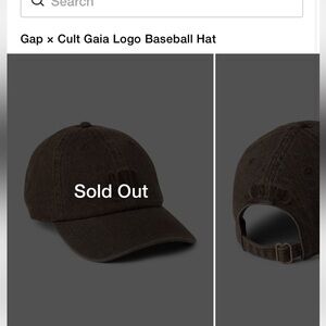 Gap x cult Gaia logo baseball hat